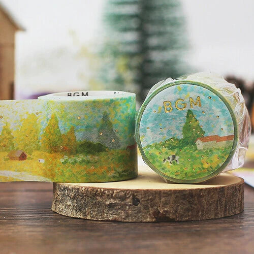 BGM Dotted Paintings Washi Tape: Ranch