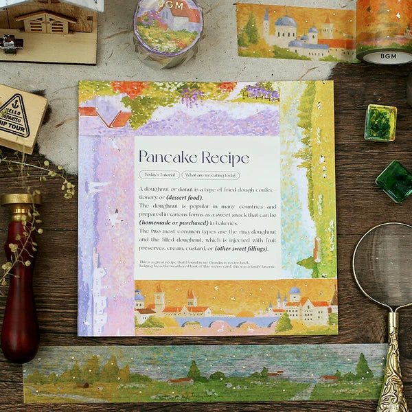 BGM Dotted Paintings Washi Tape: Garden