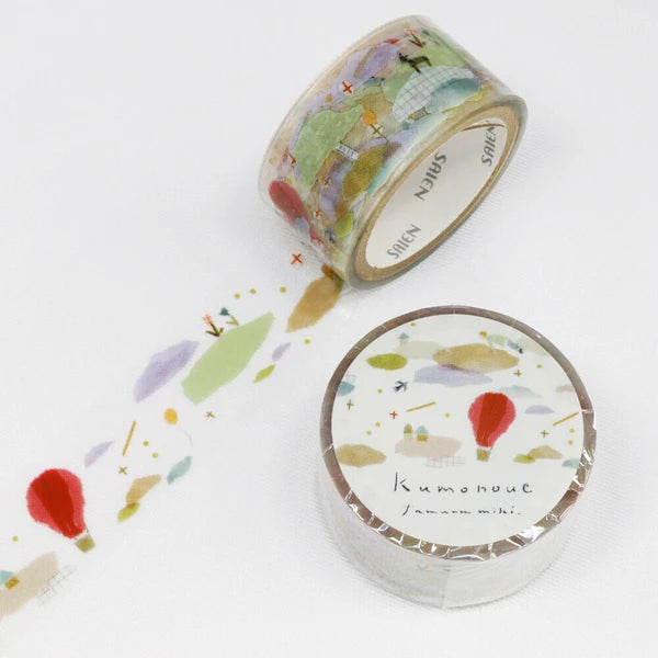 Kamiiso Sansyo x Miki Tamura Washi Tape: Kumonoue