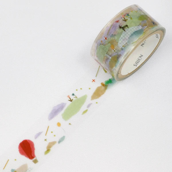 Kamiiso Sansyo x Miki Tamura Washi Tape: Kumonoue