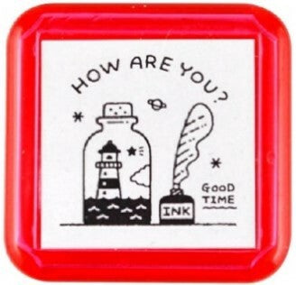 Sanby x eric Portable Push-button Stamp: Bottle