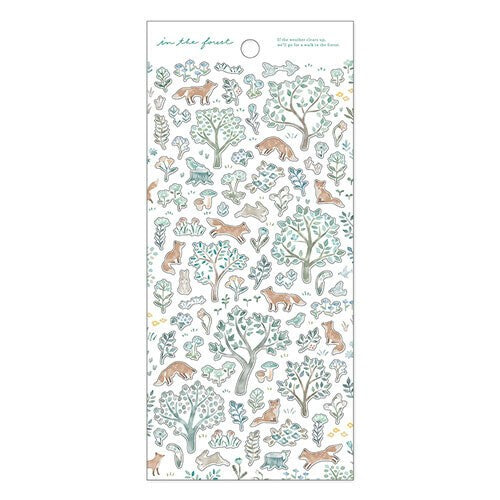 Mind Wave In the Forest Sticker: Fox