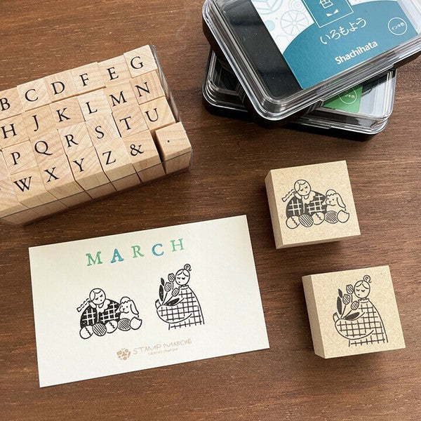 Stamp Marche: Marle Tulips