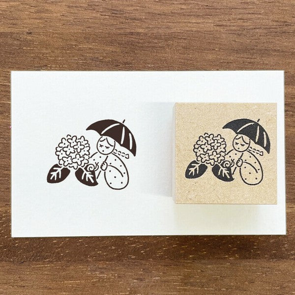 Stamp Marche: Marle Umbrella and Flowers