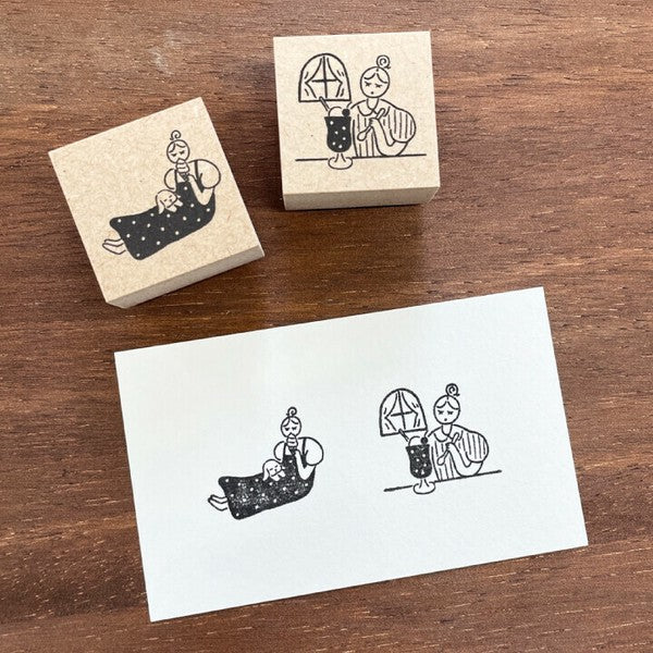 Stamp Marche: Marle Ice Cream with Puppy
