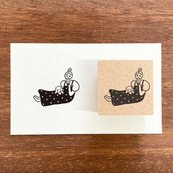 Stamp Marche: Marle Ice Cream with Puppy