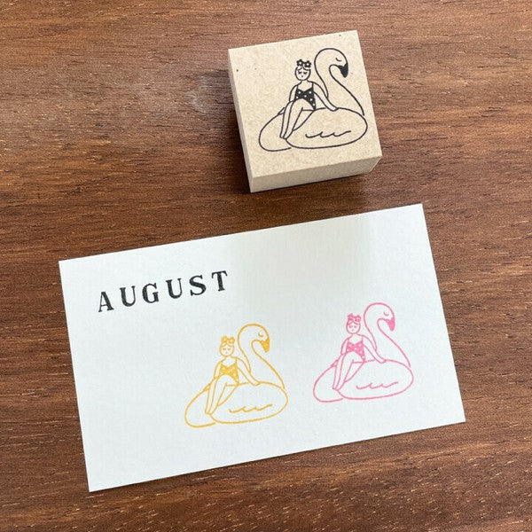 Stamp Marche: Marle Floating Swan