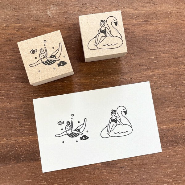 Stamp Marche: Marle Floating Swan