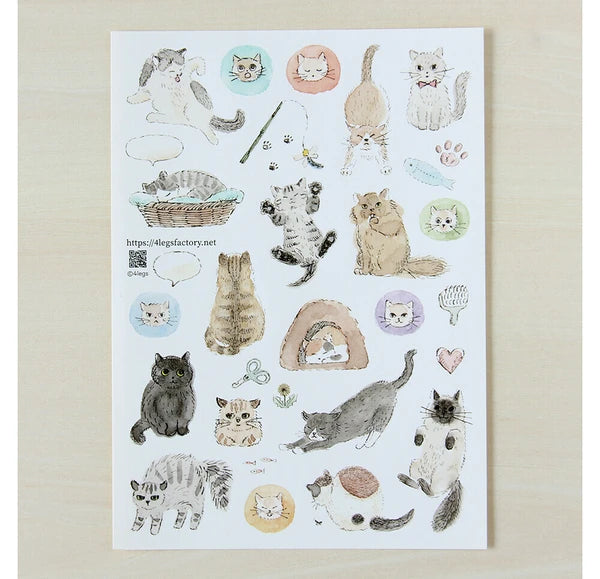 4legs Seal Sticker: Cat