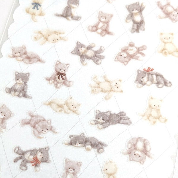 Mind Wave Plush Sticker: Neko