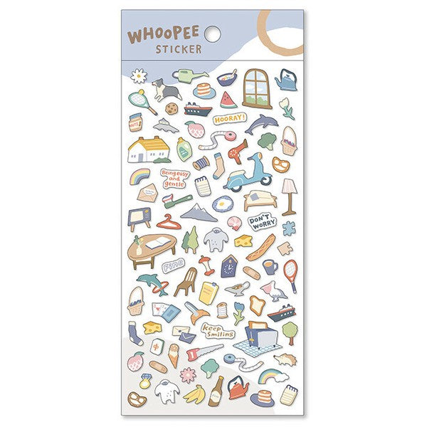 Mind Wave Whoopee Sticker: Blue