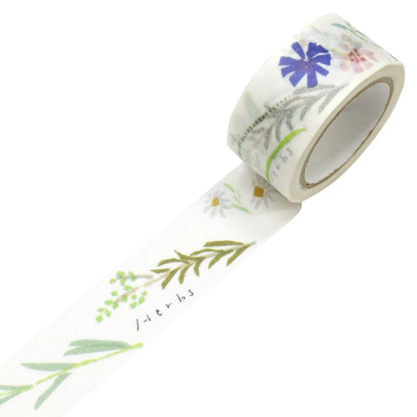 Kamiiso Sansyo x Miki Tamura Washi Tape: Herbs
