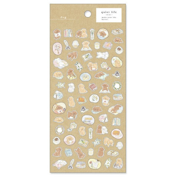 Mind Wave Quiet Life Mini Sticker: Dog