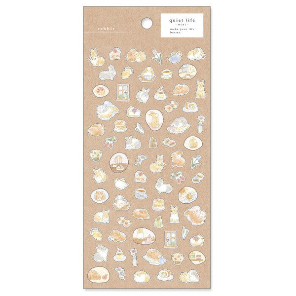 Mind Wave Quiet Life Mini Sticker: Rabbit