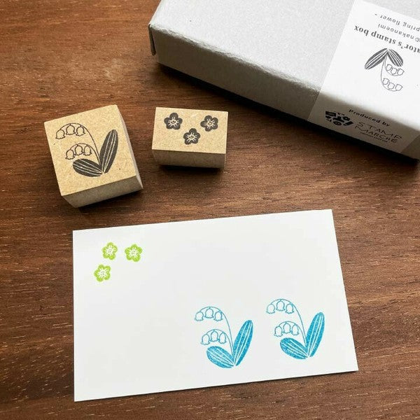 Stamp Marche x Emi Nakano Stamp Box: Spring Flowers and Plants