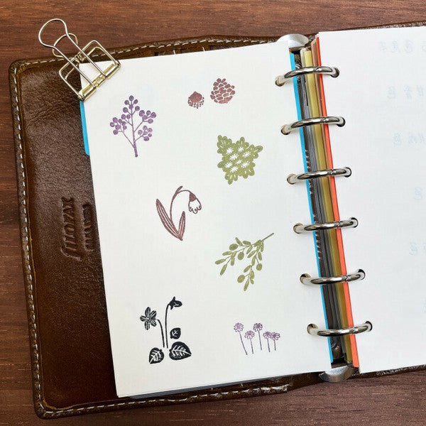 Stamp Marche x Emi Nakano Stamp Box: Winter Flowers and Flowers