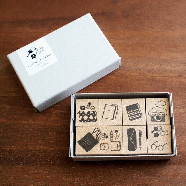 Stamp Marche x Sonomi Kixi Stamp Box: Inside of a Bag