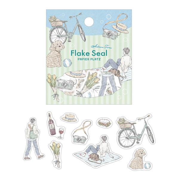 Papier Platz x Nakauchi Waka Flake Sticker: Picnic