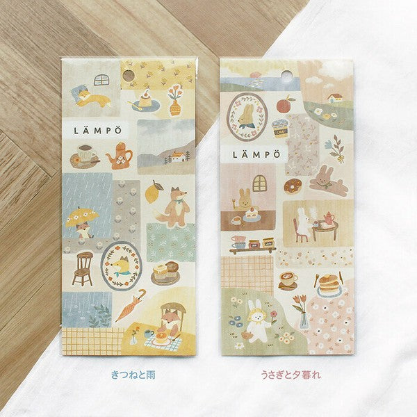 Mind Wave Lampo Sticker: Rain with Fox