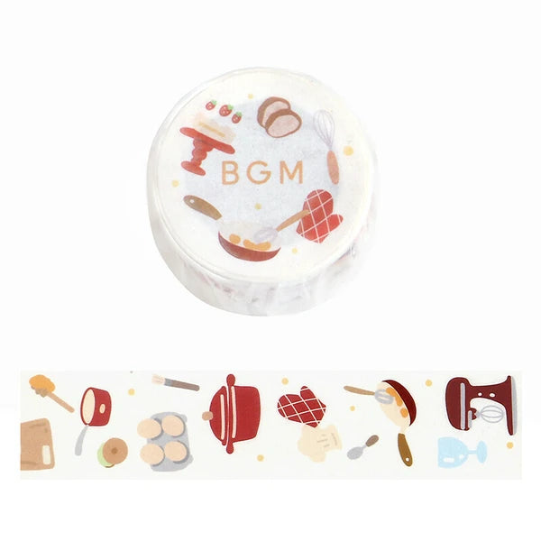 BGM Open Today Washi Tape: Bakery