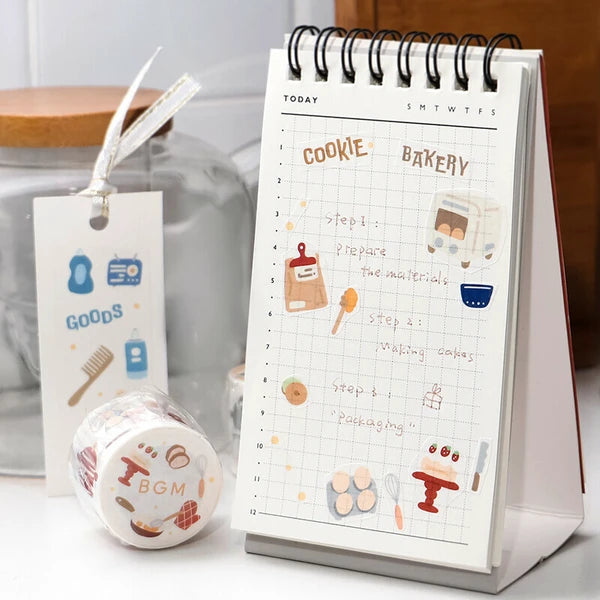 BGM Open Today Washi Tape: Bakery