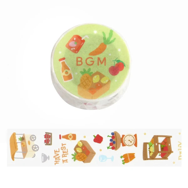 BGM Open Today Washi Tape: Market