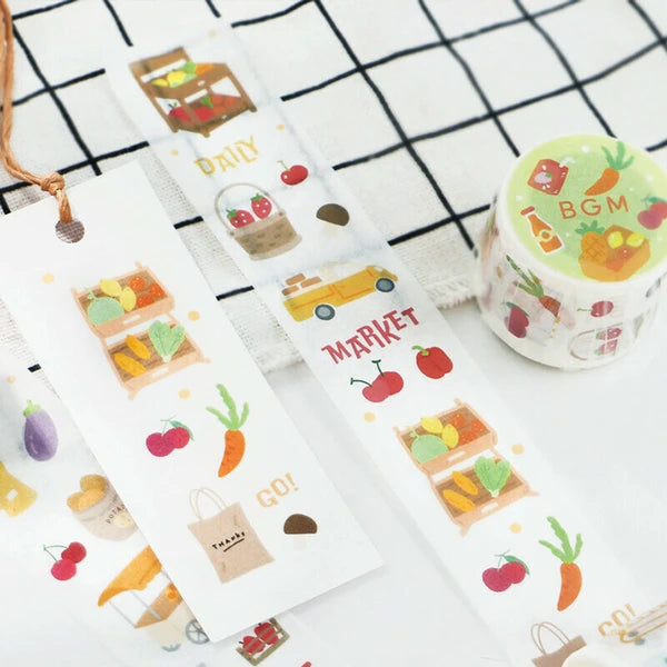 BGM Open Today Washi Tape: Market