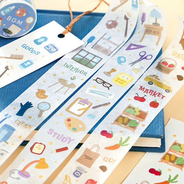 BGM Open Today Washi Tape: Market
