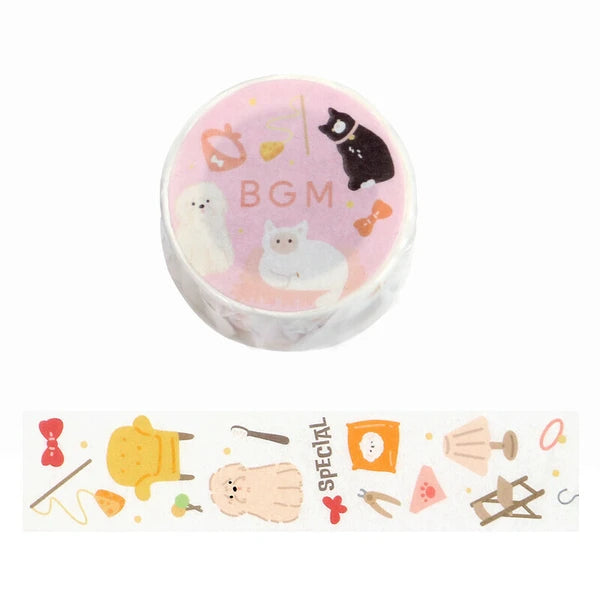BGM Open Today Washi Tape: Pet Shop