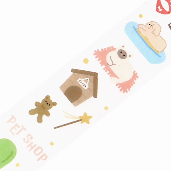 BGM Open Today Washi Tape: Pet Shop
