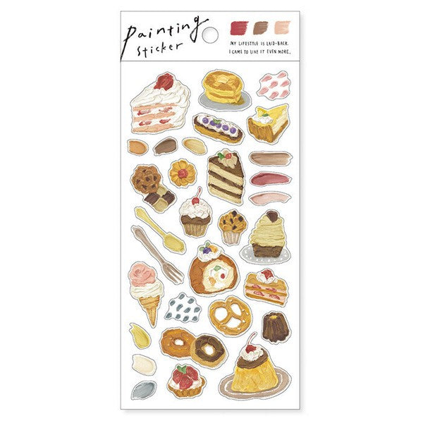 Mind Wave Painting Sticker: Sweets