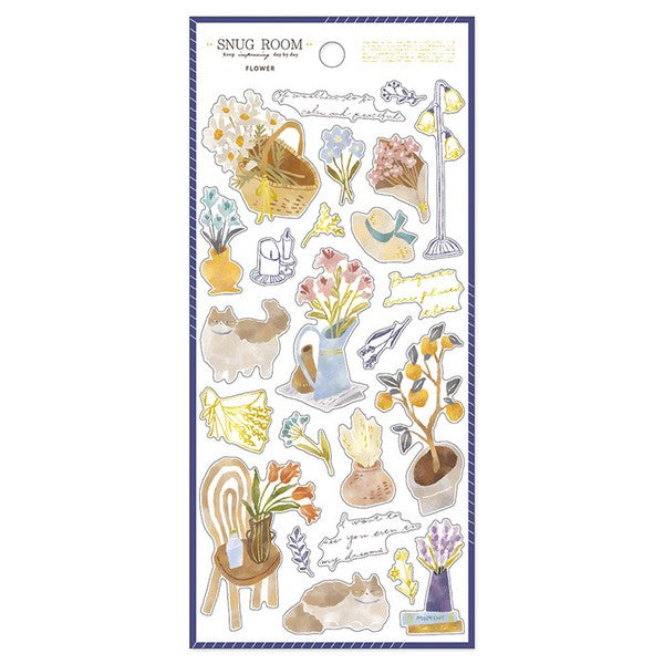 Mind Wave Snug Room Sticker: Flower
