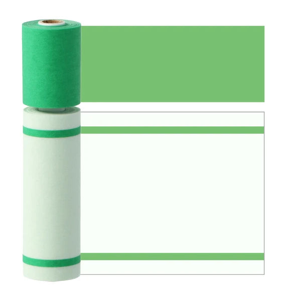 masté Perforated Washi Tape (2 piece): Green Line