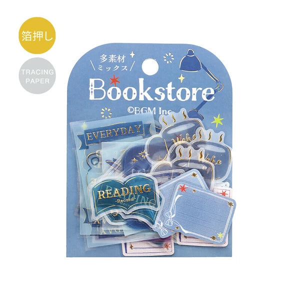 BGM Holiday Store Stickers: Bookstore