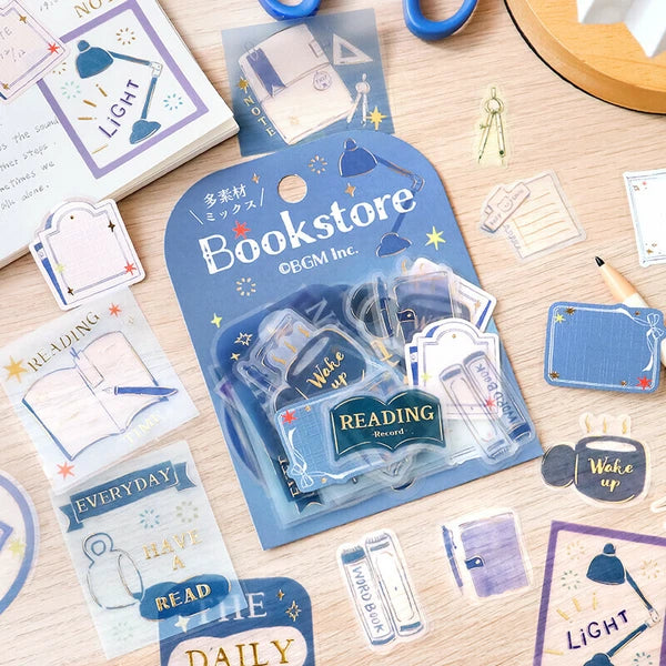 BGM Holiday Store Stickers: Bookstore