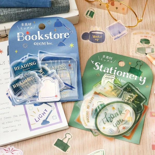 BGM Holiday Store Stickers: Bookstore