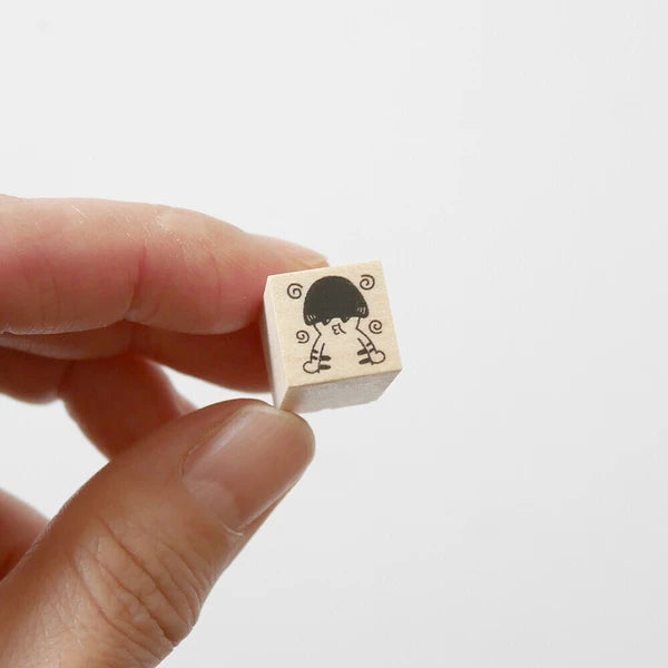 4legs Mushroom Cat Mini Stamp: Good Mood