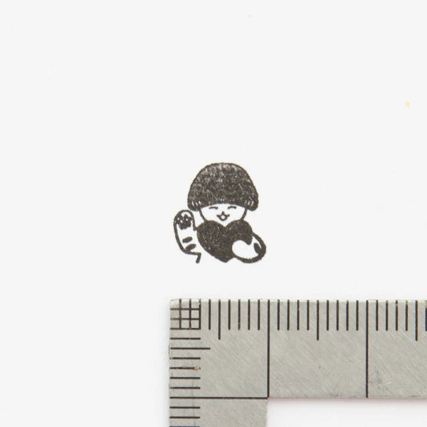 4legs Mushroom Cat Mini Stamp: Big Love
