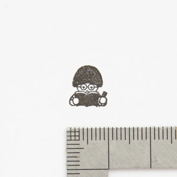 4legs Mushroom Cat Mini Stamp: Under Study