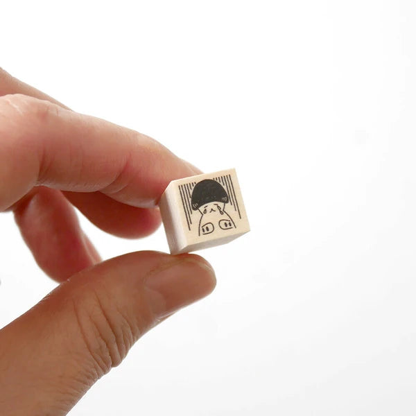 4legs Mushroom Cat Mini Stamp: Sad