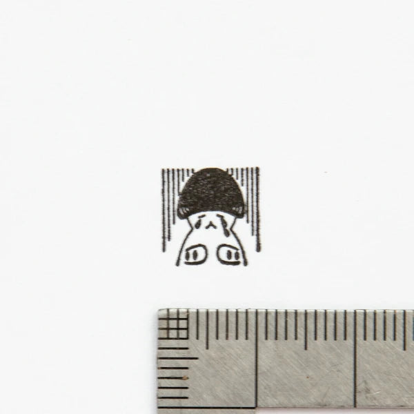 4legs Mushroom Cat Mini Stamp: Sad