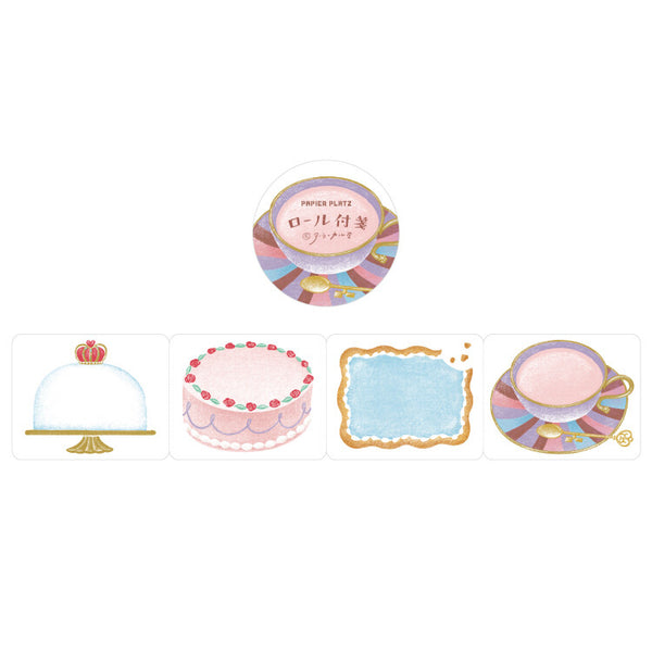 Papier Platz x Ara Karudo Rolled Sticky Notes – Cake and Tea&nbsp;