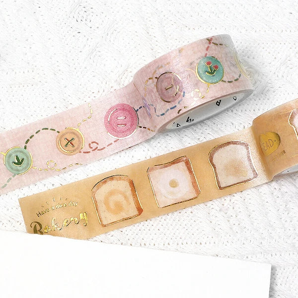 BGM Life Washi Tape: Colored Button