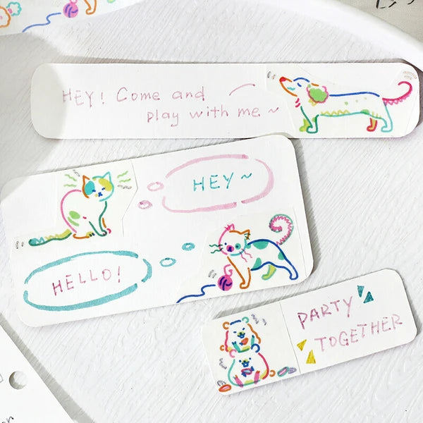 BGM Life Washi Tape: Color Zoo