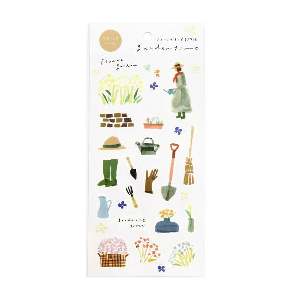 Kamiiso Sansyo X Tamura Miki Sticker: Garden Time