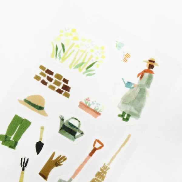Kamiiso Sansyo X Tamura Miki Sticker: Garden Time