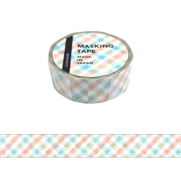 Mind Wave Wash Tape: Check Pattern 2