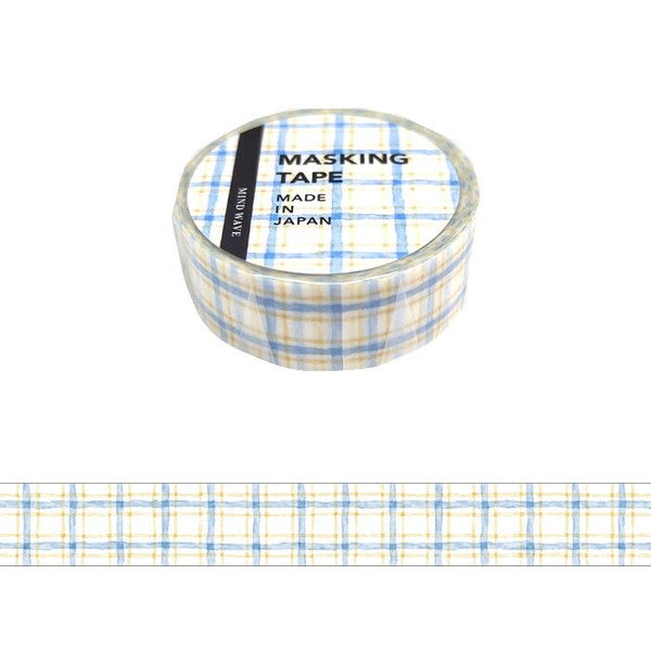 Mind Wave Wash Tape: Check Pattern 3