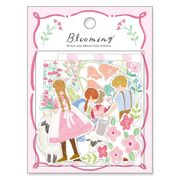 Mind Wave Blooming Sticker: Pink