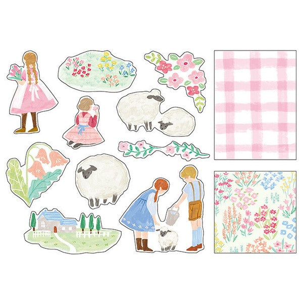 Mind Wave Blooming Sticker: Pink